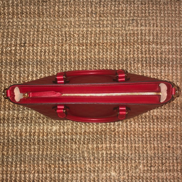 SOLD! NEW! Gucci Signature Leather Tote - Picture 5 of 7